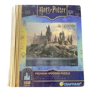 NWT-CRAFTHUB-HARRY POTTER WOODEN PUZZLE-158 PIECES